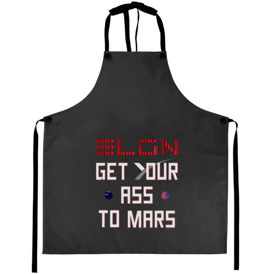 Discover Elon Musk Spacex Starship Get to Mars Aprons