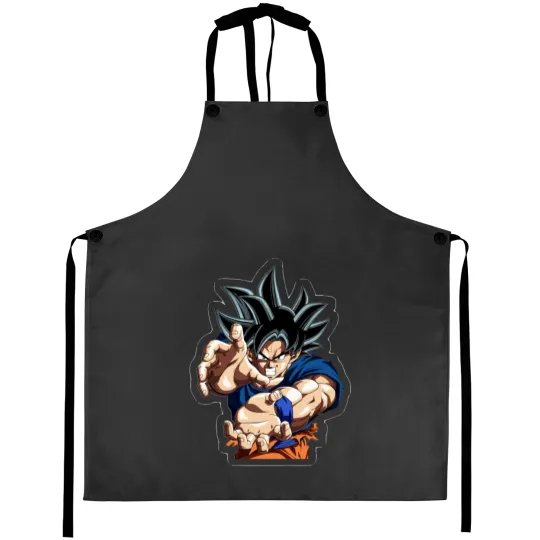 Discover Dragon Ball Goku Ultra Instinct Aprons