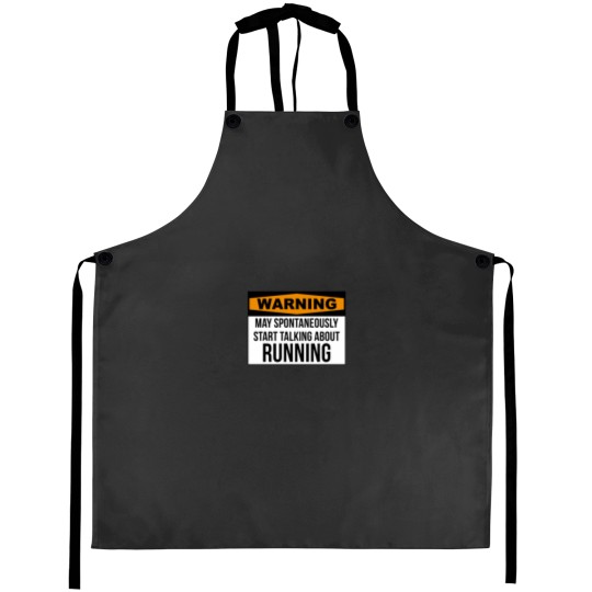 Discover Running Sticker Aprons