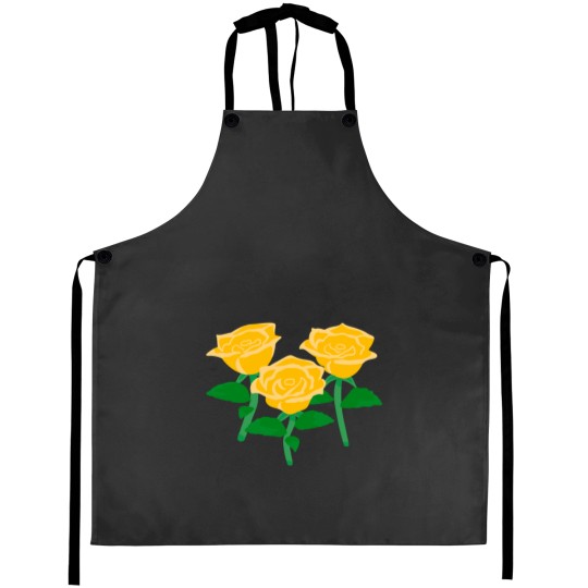 Discover ACNH Yellow Rose Active Aprons
