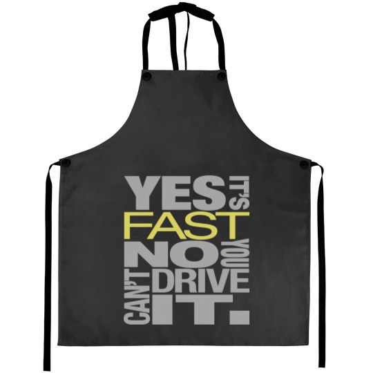 Discover Yes it's fast No you can't drive it Aprons