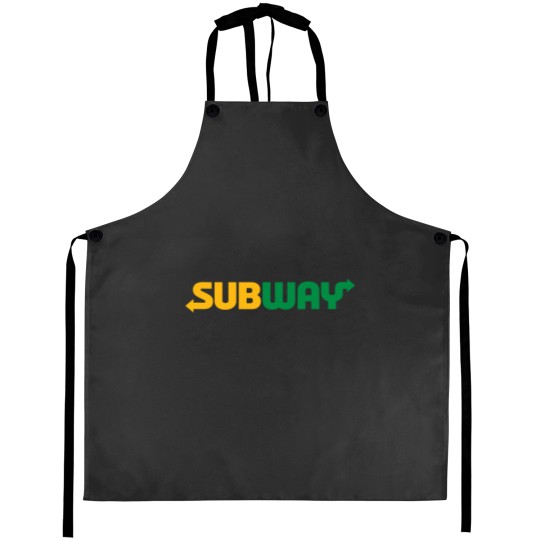 Discover Subway Logo Aprons