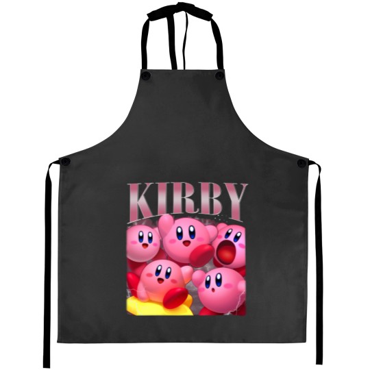 Discover Kirby Apron - Vintage and Funny Cooking Design