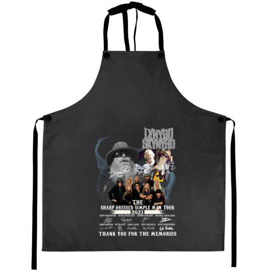 Discover The sharp dressed simple man tour zz top lynyrd skynyrd signatures 2023 Aprons