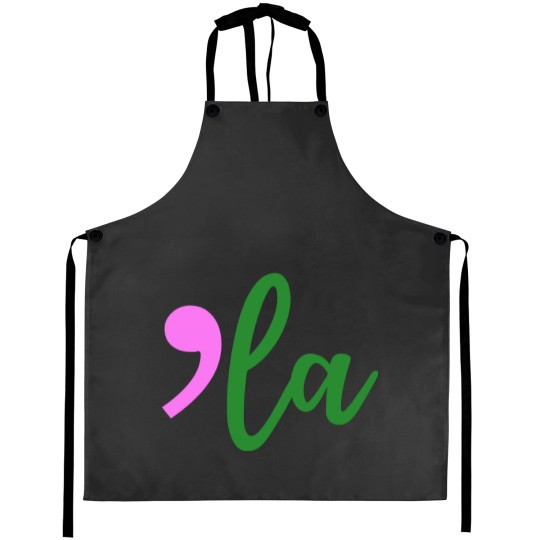 Discover Comma La Aprons, Kamala Aprons 2024 Election Aprons