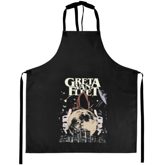 Discover Vintage Greta Van Fleet Rock Band Unisex Aprons, Greta Van Fleet Concert Aprons