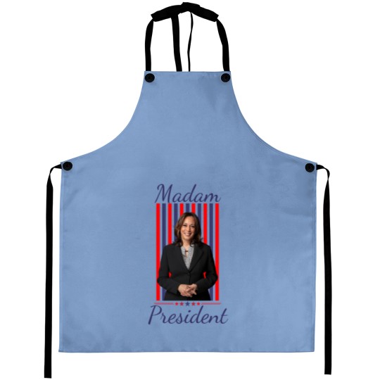Discover Kamala Harris Presidential Apron - Madam President
