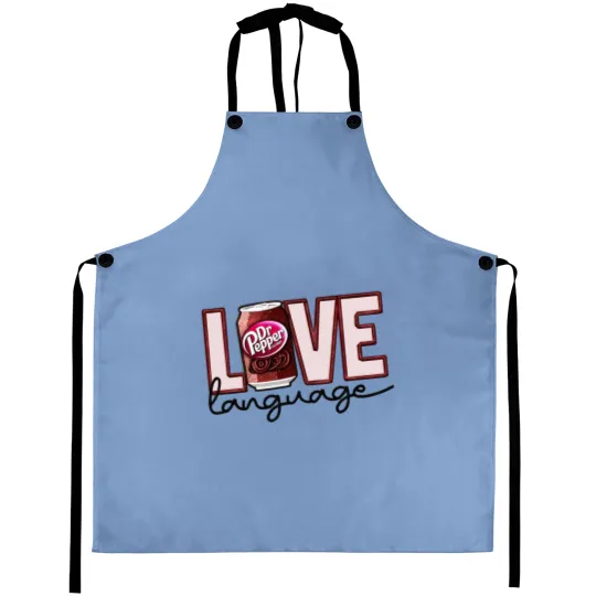 Discover Dr. Pepper Aprons, Love Language Dr Pepper, Beverage Aprons