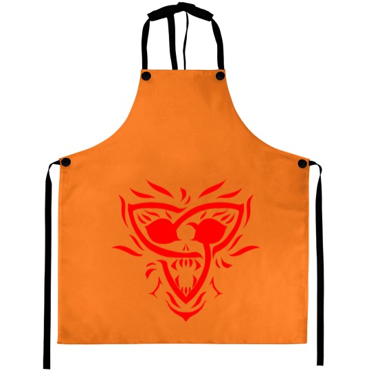 Discover Celtic knot Triquetra Skull Aprons