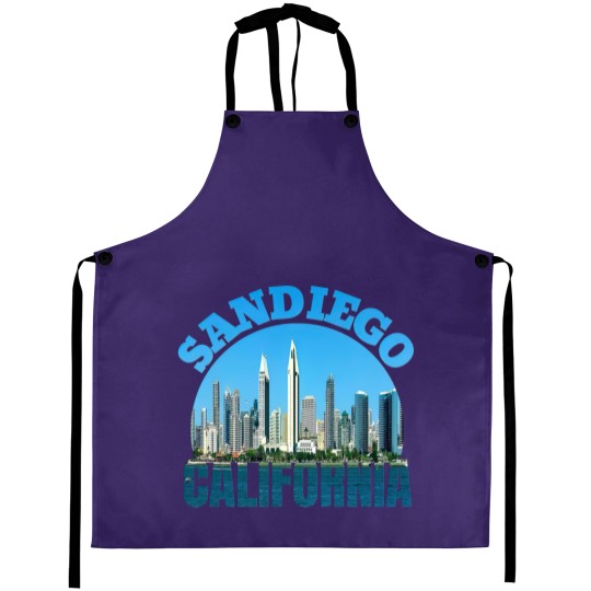 Discover San Diego California Aprons