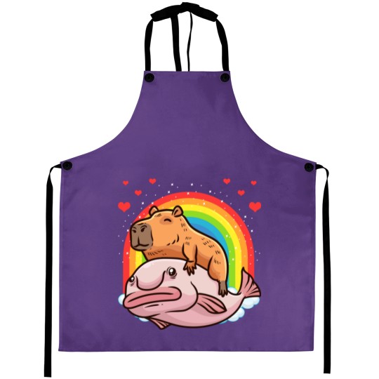 Discover Capybar a Giant Cavy Rodent With Hearts Capybar a Aprons