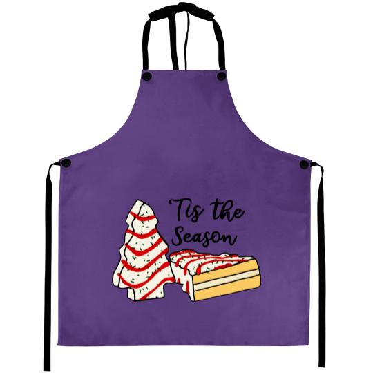 Discover Embroidered Christmas Tree Cake Aprons