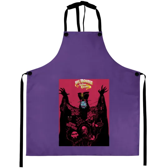 Discover big trouble in little china Aprons