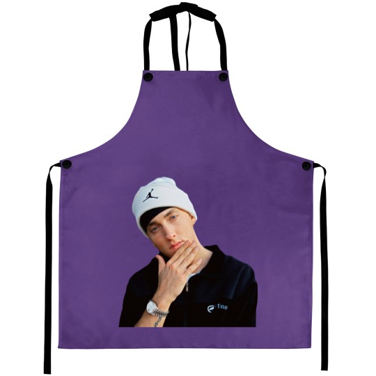 Discover Eminem Portrait Aprons