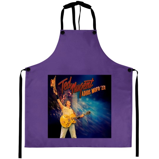 Discover Ted Nugent Tour 2023 Aprons - Adios Mofo