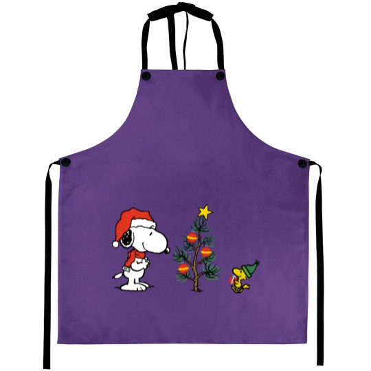 Discover Winter Cartoon Dog, Embroidered Winter Sweater, Snoopy Aprons, Embroidered Aprons, Snow Aprons