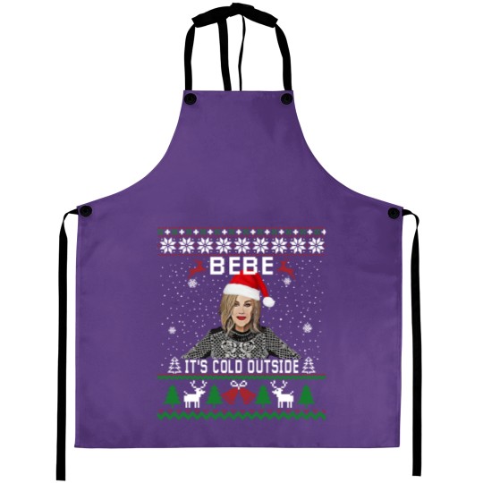 Discover Bebe It's Cold Outside Aprons