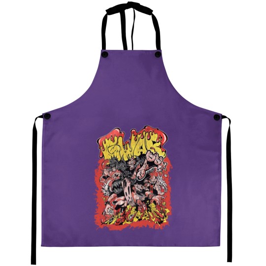 Discover Gwar Band Heavy Metal 1984 Aprons Black Fullsize S-5XL