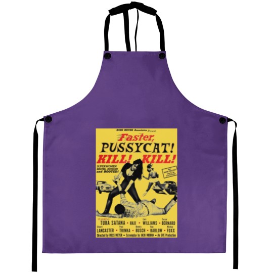 Discover Faster Pussycat Kill Kill 1966 Cult Movie without background Artwork Vintages Tshir T-Shi Aprons