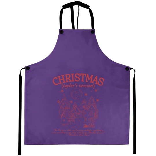 Discover Color Christmas Taylo version Aprons, Swift Christmas
