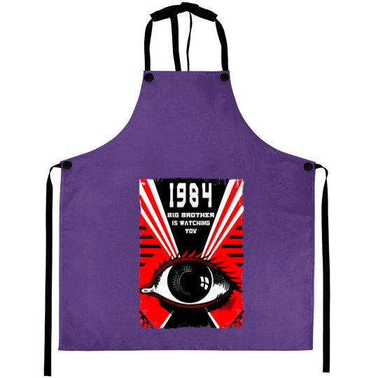 Discover 1984 V10 (Orwell) Poster Men Aprons