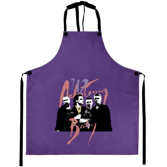 Discover Las Vegas U2 Ultraviolet Sphere 2023 Aprons, U2 Band Achtung Baby Live At Sphere Aprons