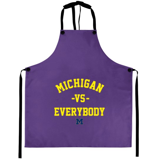 Discover Roman Wilson Michigan Vs Everybody Aprons, Aprons