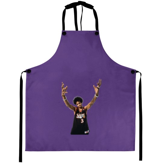 Discover Allen Iverson Aprons, Vintage 90s Basketball Kobe Bryant, Allen Iverson Graphic Aprons