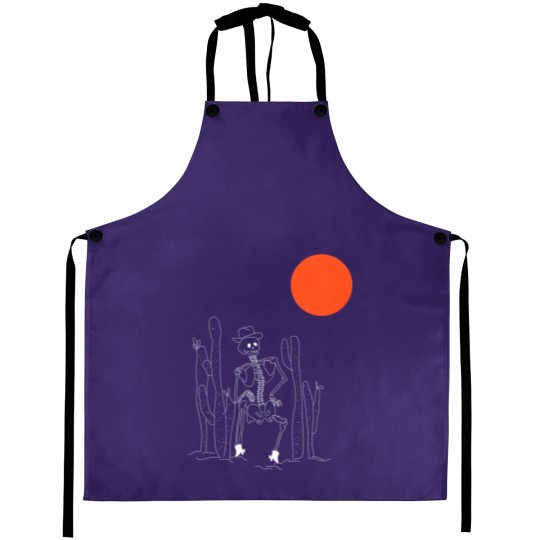 Discover Blood Moon Skeleton Reverse Aprons