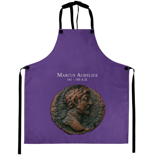 Discover Ancient Roman Coin - MARCUS AURELIUS Aprons
