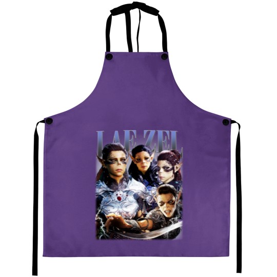 Discover Vintage 90s Style Lae'zel - Baldurs Gate 3 Gift For Fan Unisex Aprons S-5XL