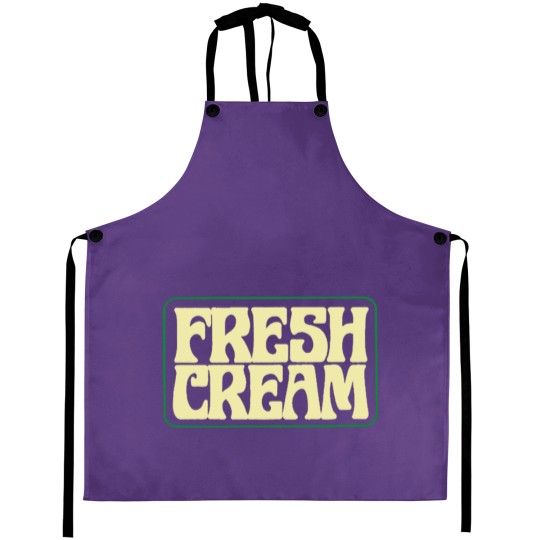 Discover Cream Band Aprons