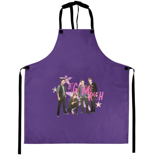 Discover Vintage Big Time Rush Star Aprons, Can't Get Enough Aprons, Big Time Rush Tour Aprons