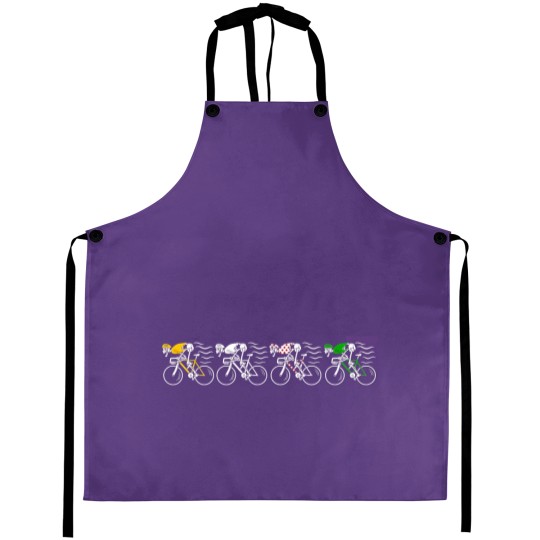 Discover Tour de France Halloween Cycling Aprons