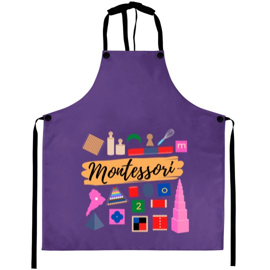 Discover Montessori Teacher Gift Apron