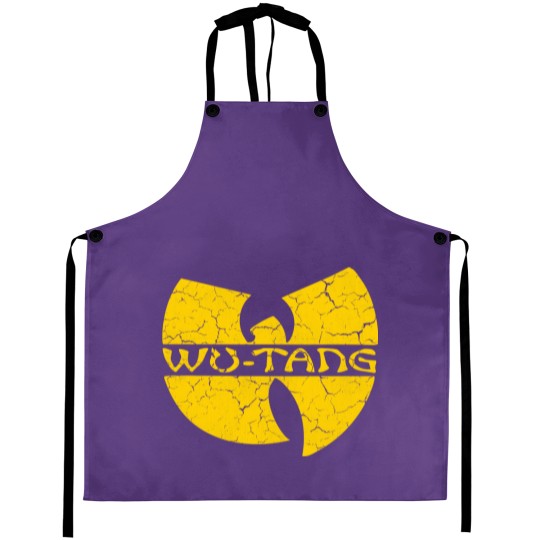 Discover Wutang with Text - Grunge - Wutang - Aprons