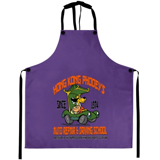 Discover Hong Kong Phooey's Auto Repair _amp_ Driving School Aprons