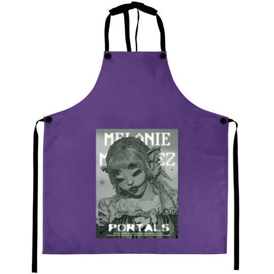 Discover Melanie Funny Aprons, Martinez graphic Album Aprons, Portals Tour 2023 Aprons