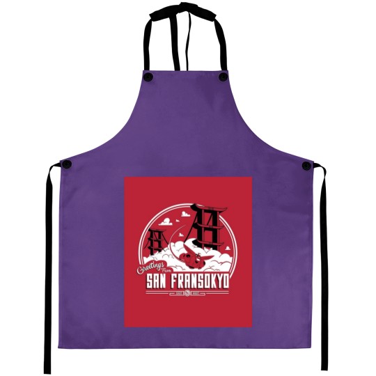Discover Greetings from San Fransokyo - Kitchen Apron Gift