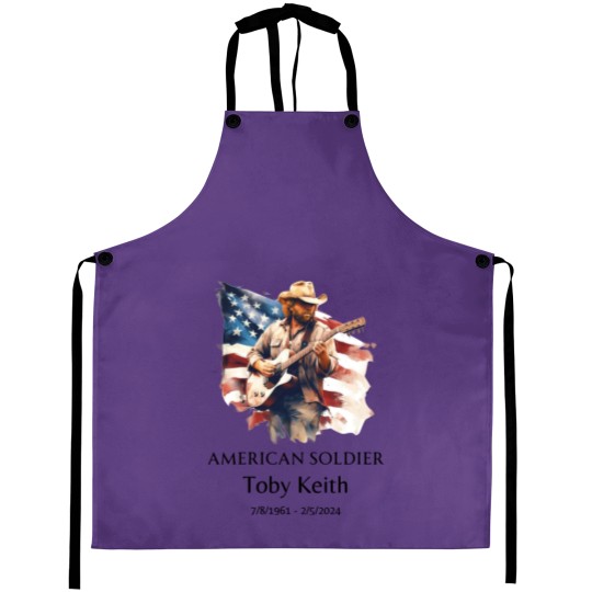 Discover Toby Keith American soldier Aprons