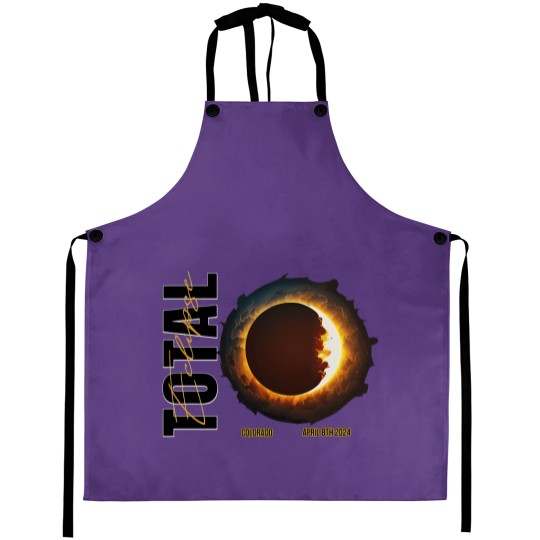 Discover Custom Total Solar Eclipse April 2024 Aprons, America Totality Eclipse 2024