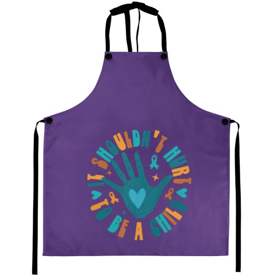 Discover Child Abuse Awareness Aprons, Domestic Violence Mental Health