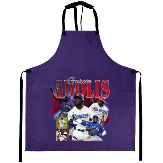 Discover Adolis Garcia Texas Baseball Aprons, Baseball Aprons Christmas Gift Unisex
