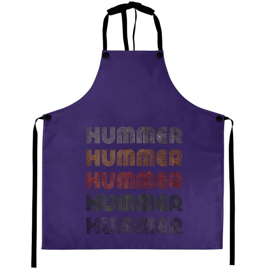 Discover Love Heart Hummer Aprons Grunge Vintage Style Black Hummer