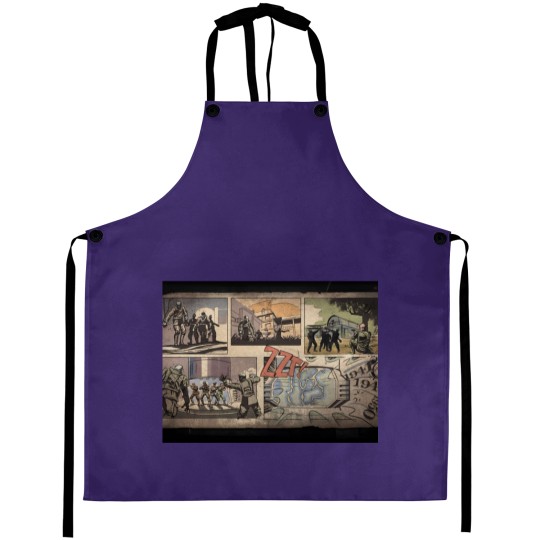 Discover Kino Der Toten COD Zombies Comic Loading Screen Apron