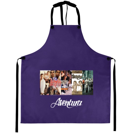 Discover Aventura Tour 2024 Aprons, Aventura Album Aprons, God's Project Album Aprons
