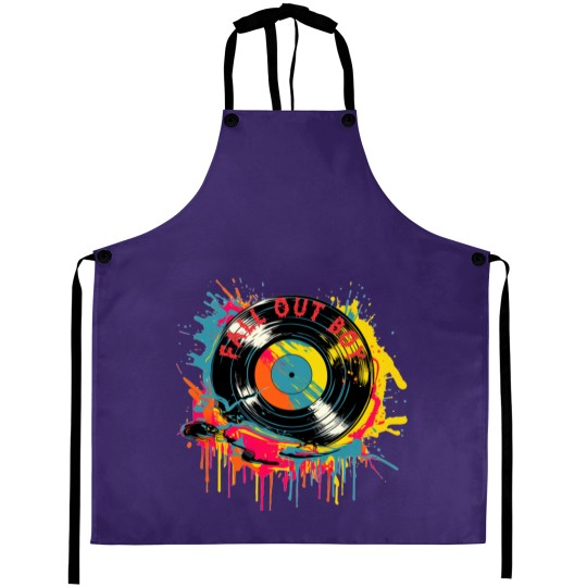 Discover Fall Out Splash Colorful Aprons