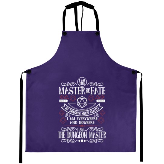 Discover Dungeon Master (Black) Aprons