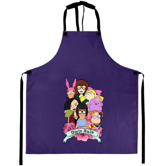 Discover Rule the Cool: 90's Girls Rule Cartoon Aprons