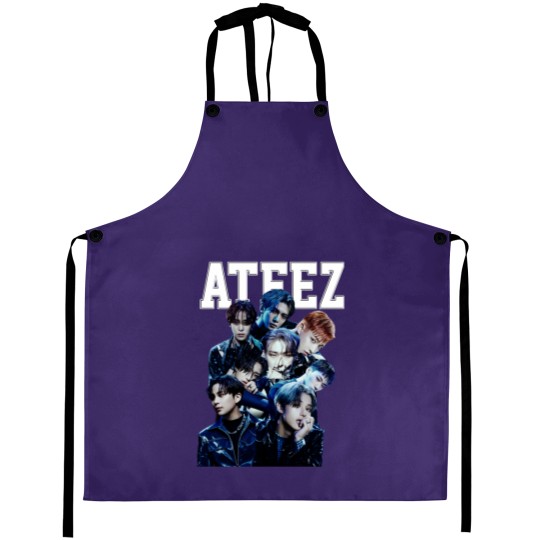 Discover Ateez Vintage Aprons, Ateez Aprons,Ateez Break The Wall Aprons